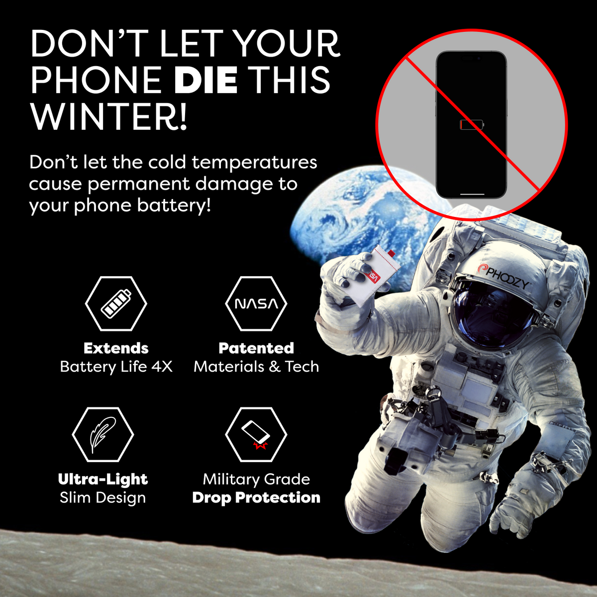 Apollo Thermal Phone Capsule - 3X Battery Life