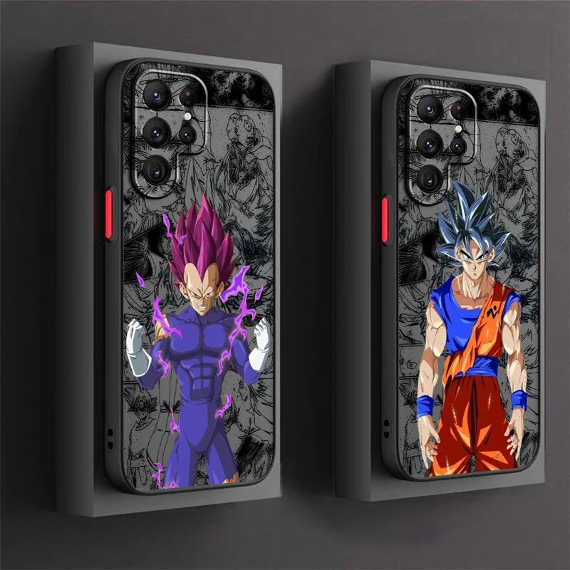 Gokuu Frosted Translucent For Samsung Galaxy S24 S23 S22 S21 S20 FE S10 S9 S8 Plus Ultra Pro 5G Funda