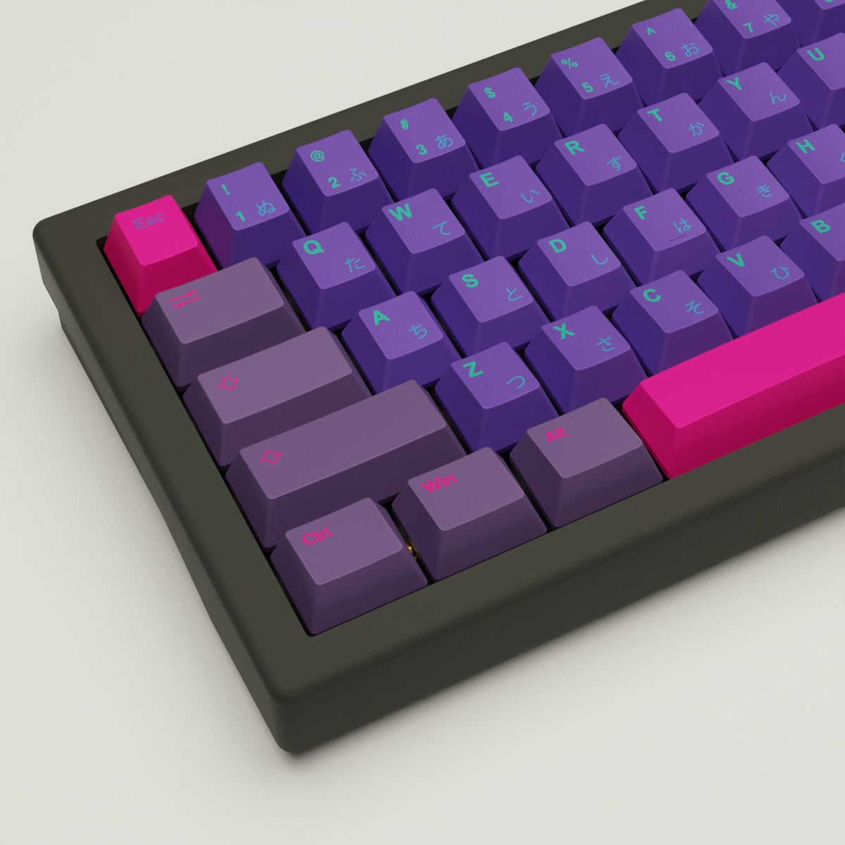 Techno Design Keycaps and Mechanical Keyboard